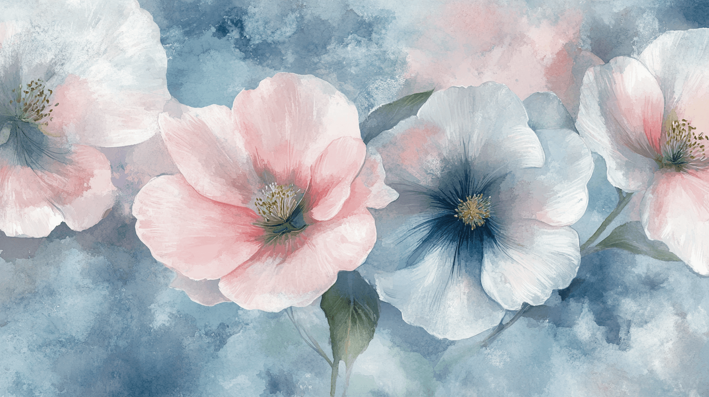 Papier Peint Fleur Tombante