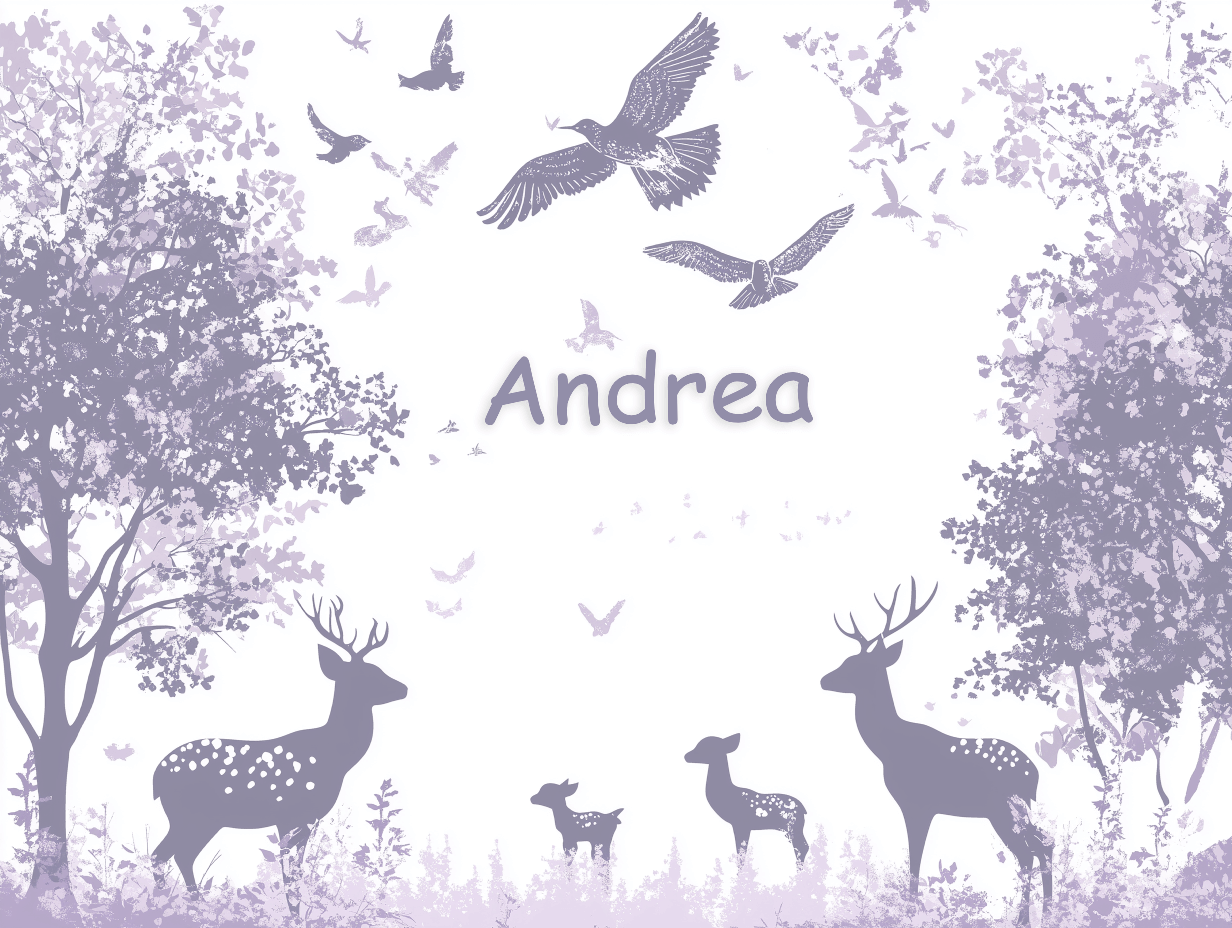 Papier Peint Prénom Violet