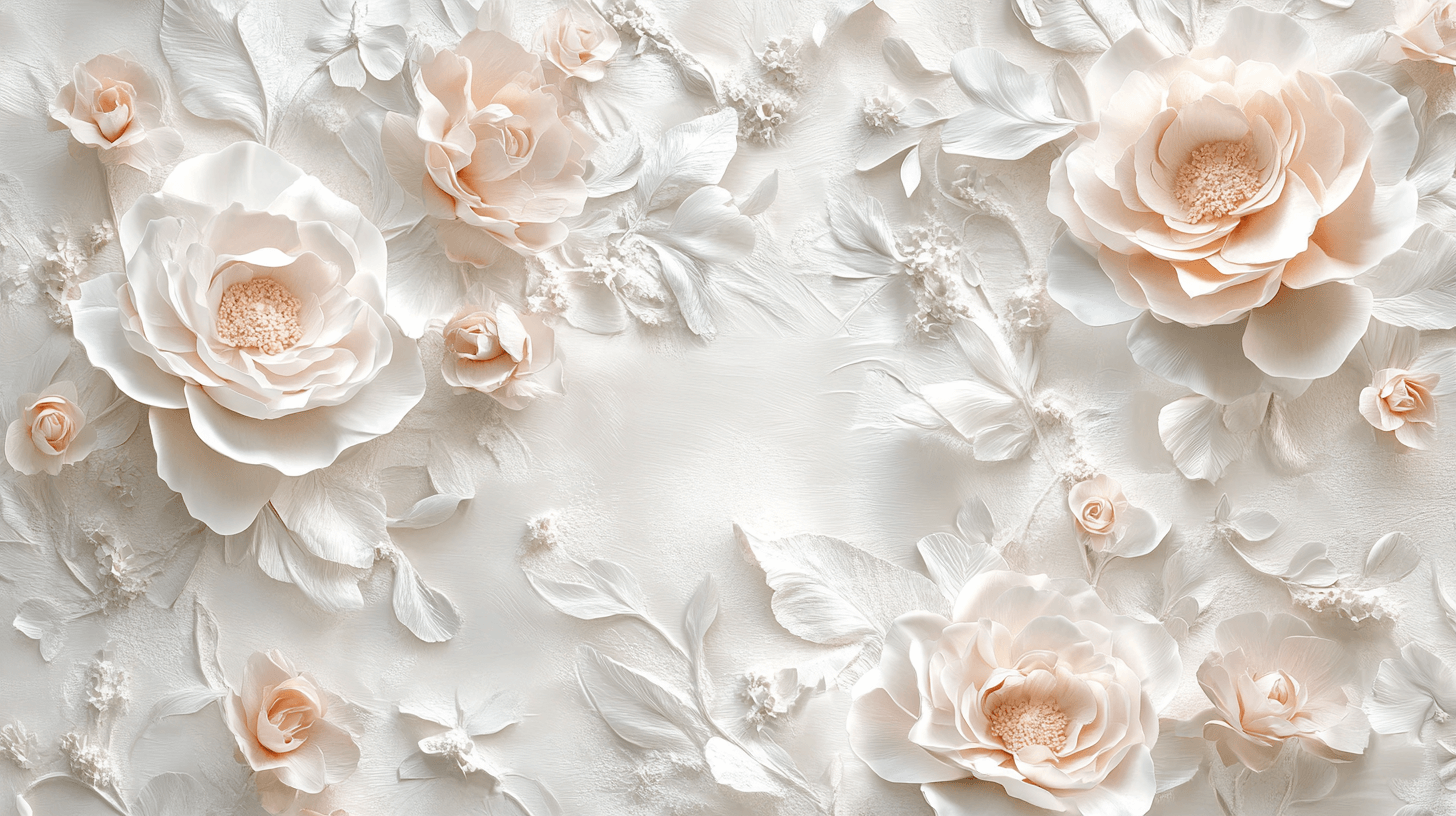 Papier Peint Fleur 3d