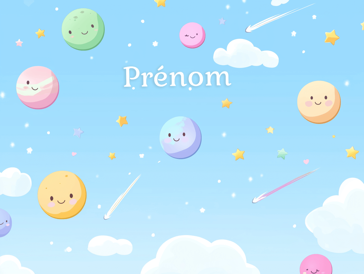 Papier Peint Prénom Planètes