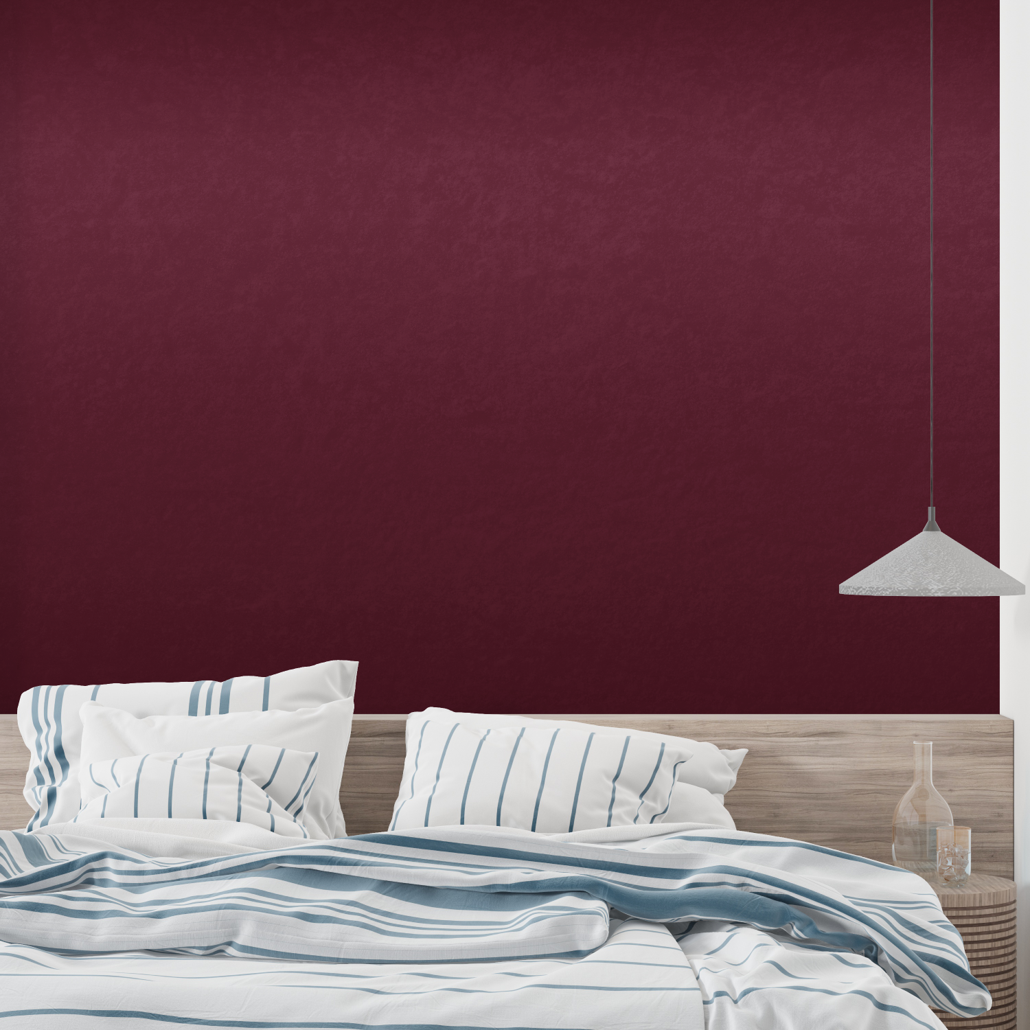 Papier Peint Intissé Rouge - mural