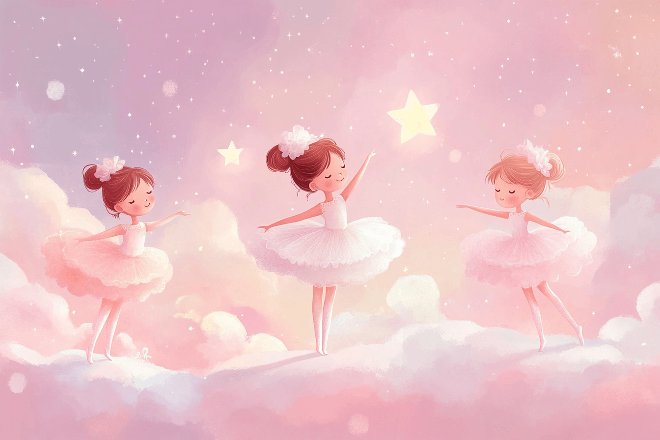 Papier Peint Rose Danceuses