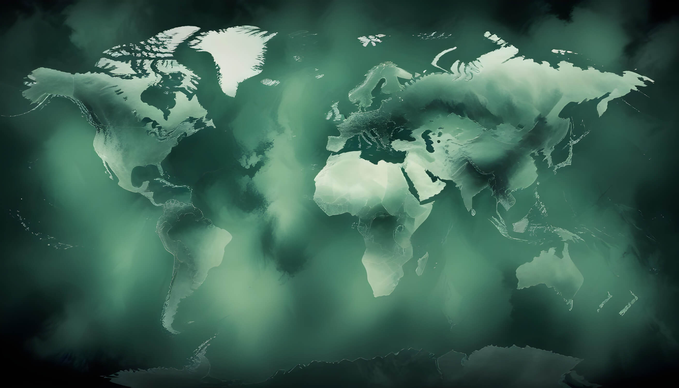 Papier Peint Carte Du Monde Verte Ado