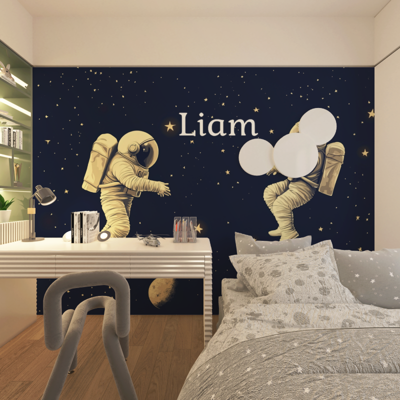 Papier peint prenom ado chambre adolescents