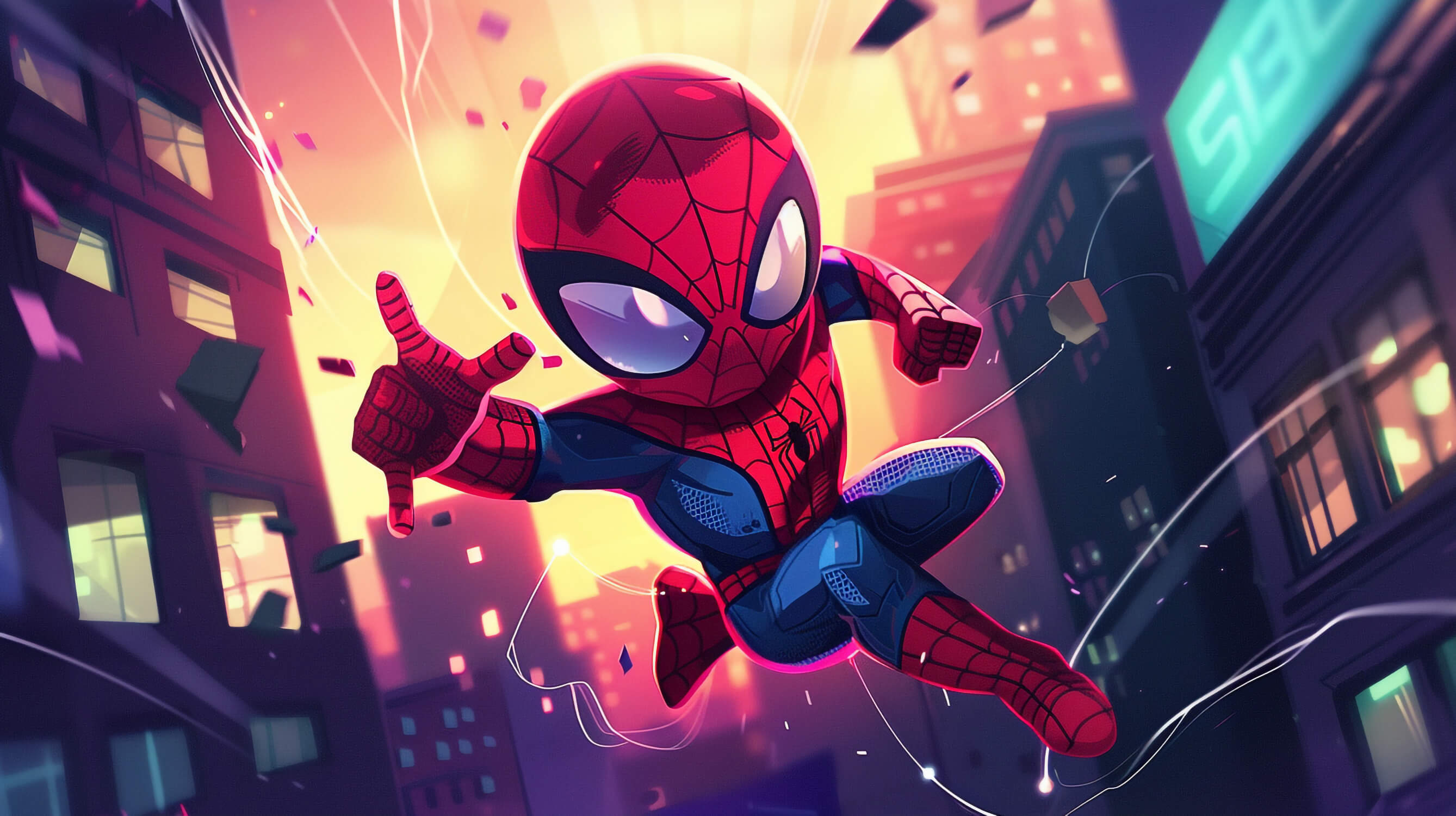 Papier Peint Spiderman Bébé