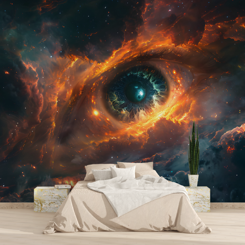 Papier peint trompe loeil espace 1815