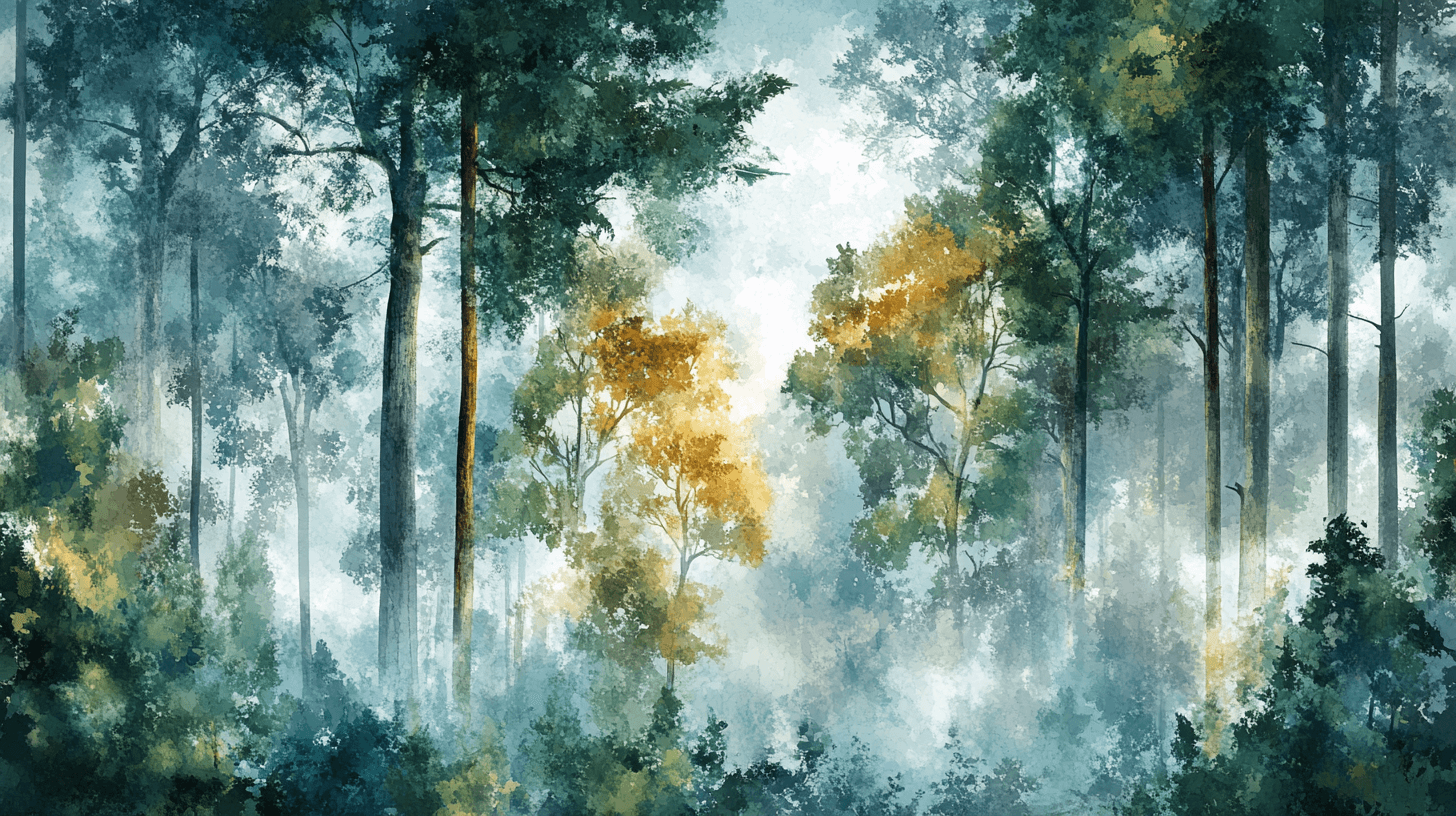 Papier Peint Arbre Foret