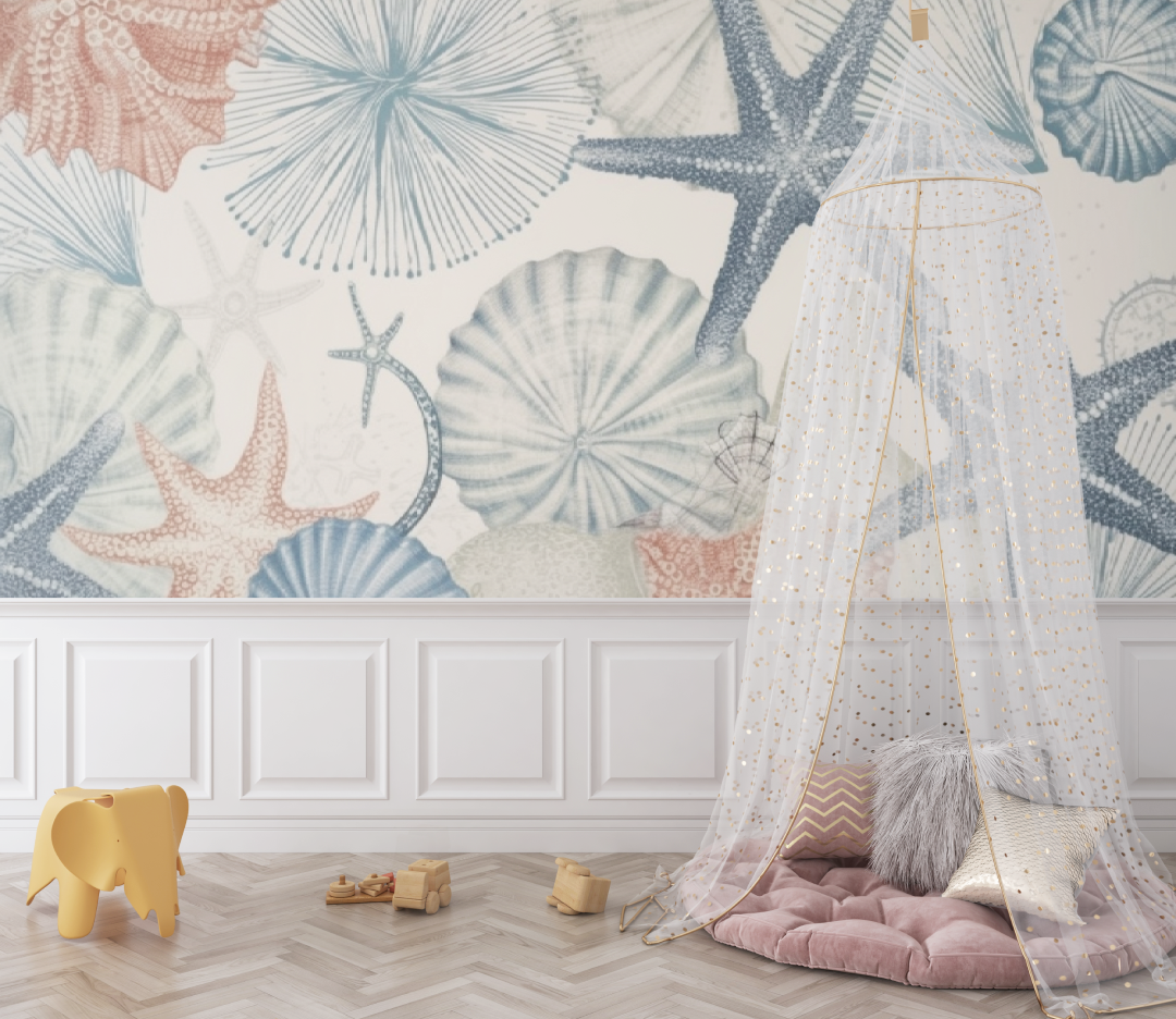 Papier Peint Bébé Thème Nautique - chambre bébé