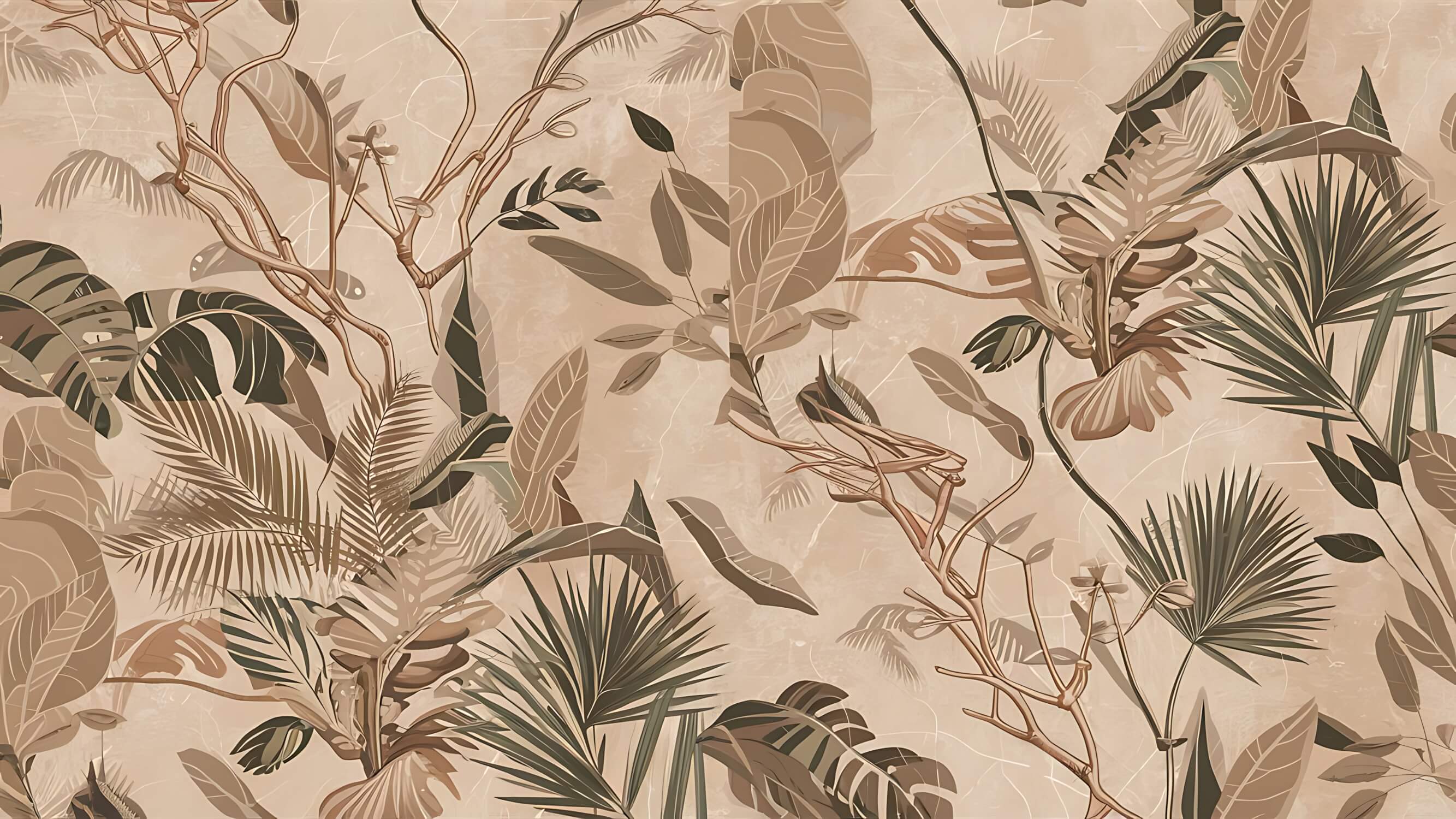 Papier Peint Art Déco Terracotta