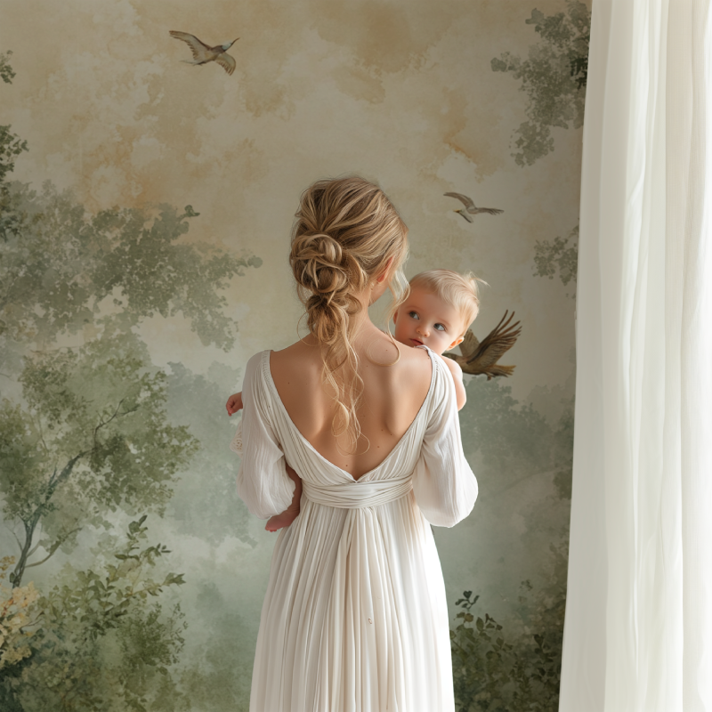 Papier peint panoramique foret bb123