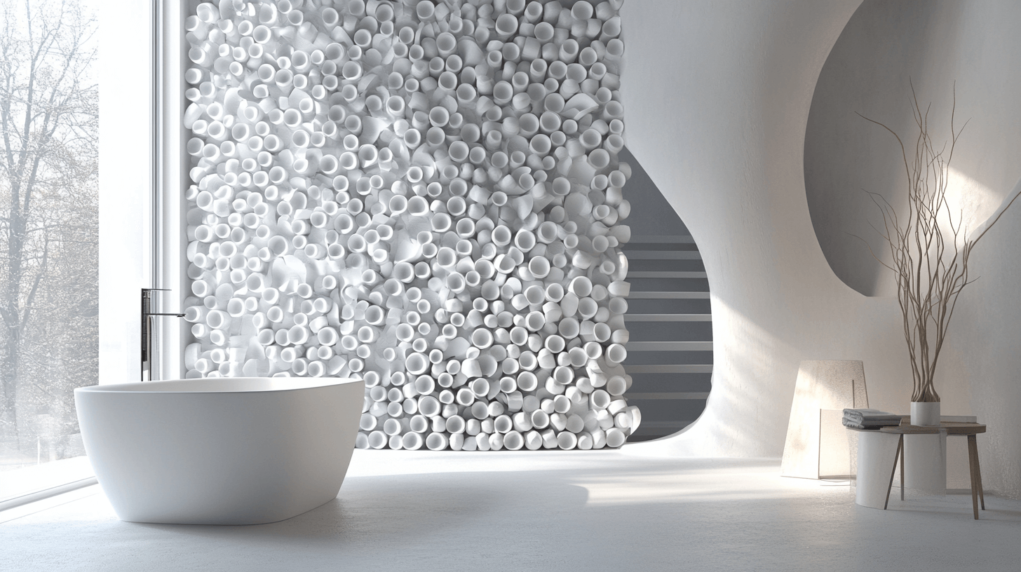 Papier Peint Trompe L'oeil Pour Wc