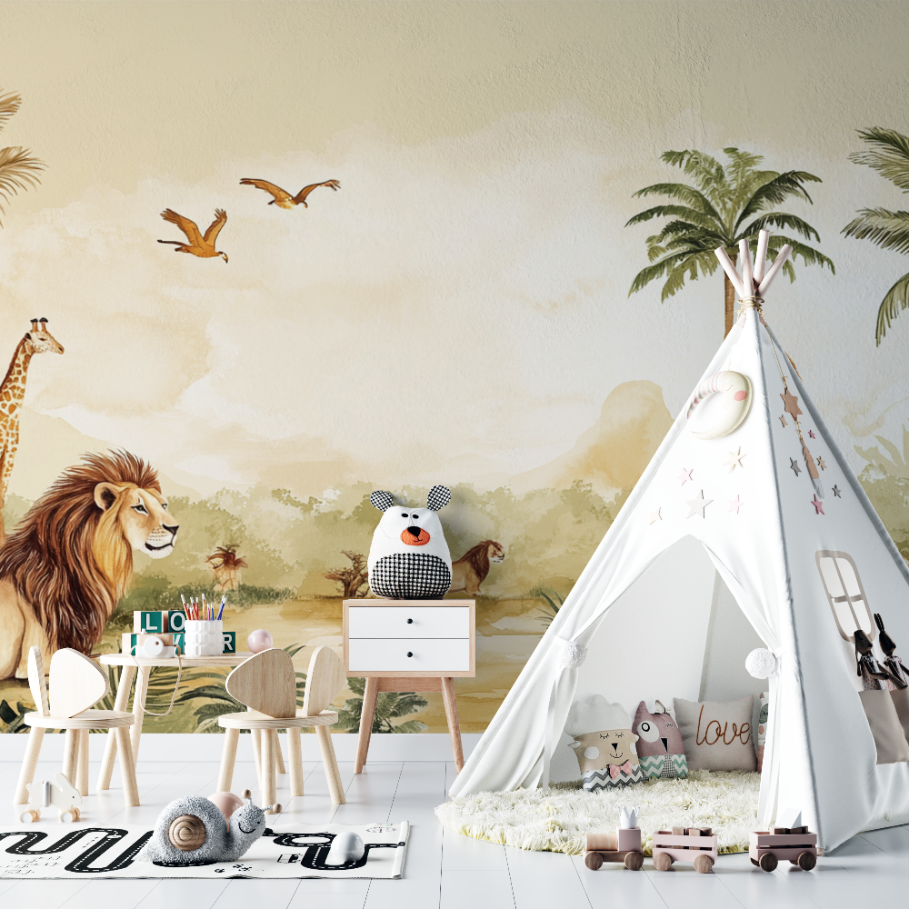 Papier peint this is africa chambre bebe