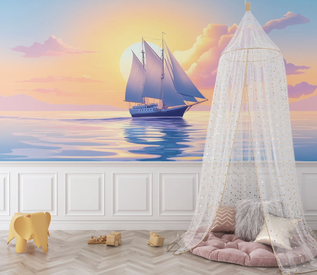 Papier peint marin reve dhorizon bebe