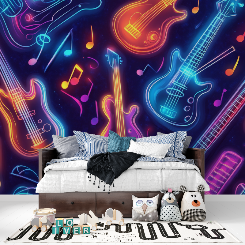 Frise papier peint musique tapisserie pour ado