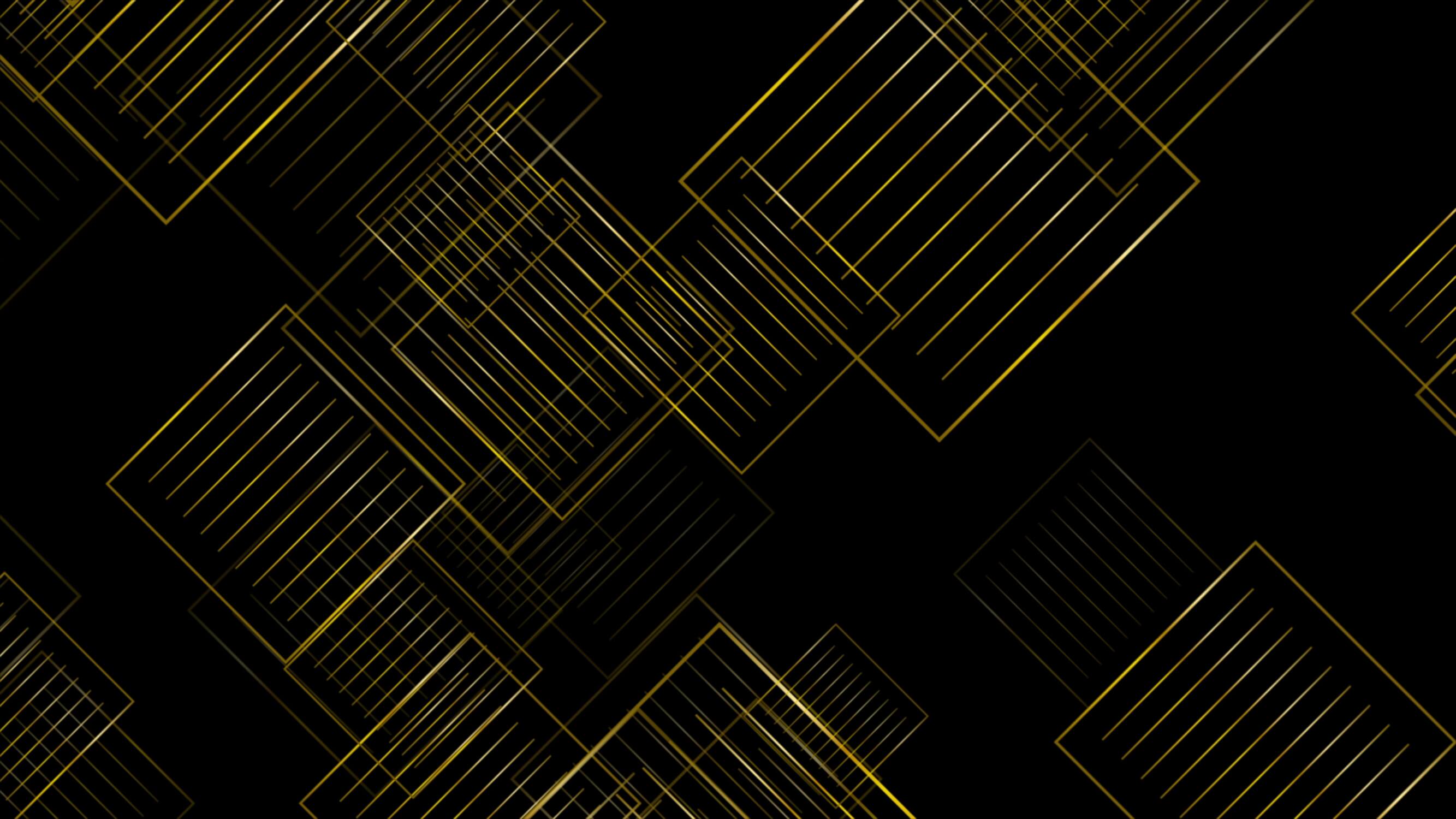 Papier Peint Graphique Noir Et Doré