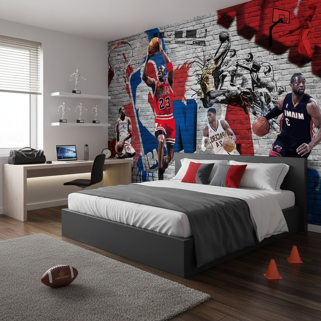 NBA-Legenden-Basketball-Hintergrundbild