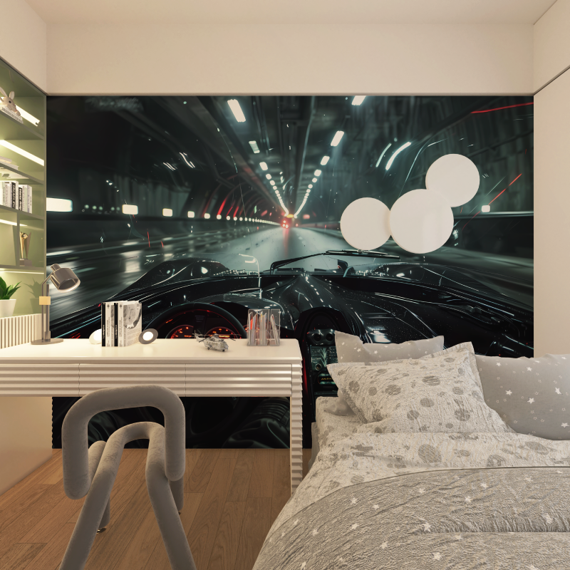 Papier peint de bureau voiture chambre adolescents