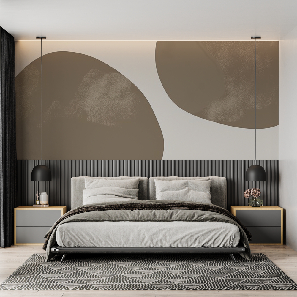 Papier peint panoramique rocher...ns chambre adulte tendance