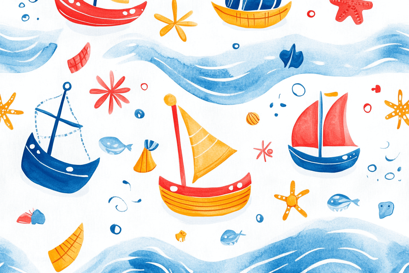 Papier Peint Marin Vogue Matelot