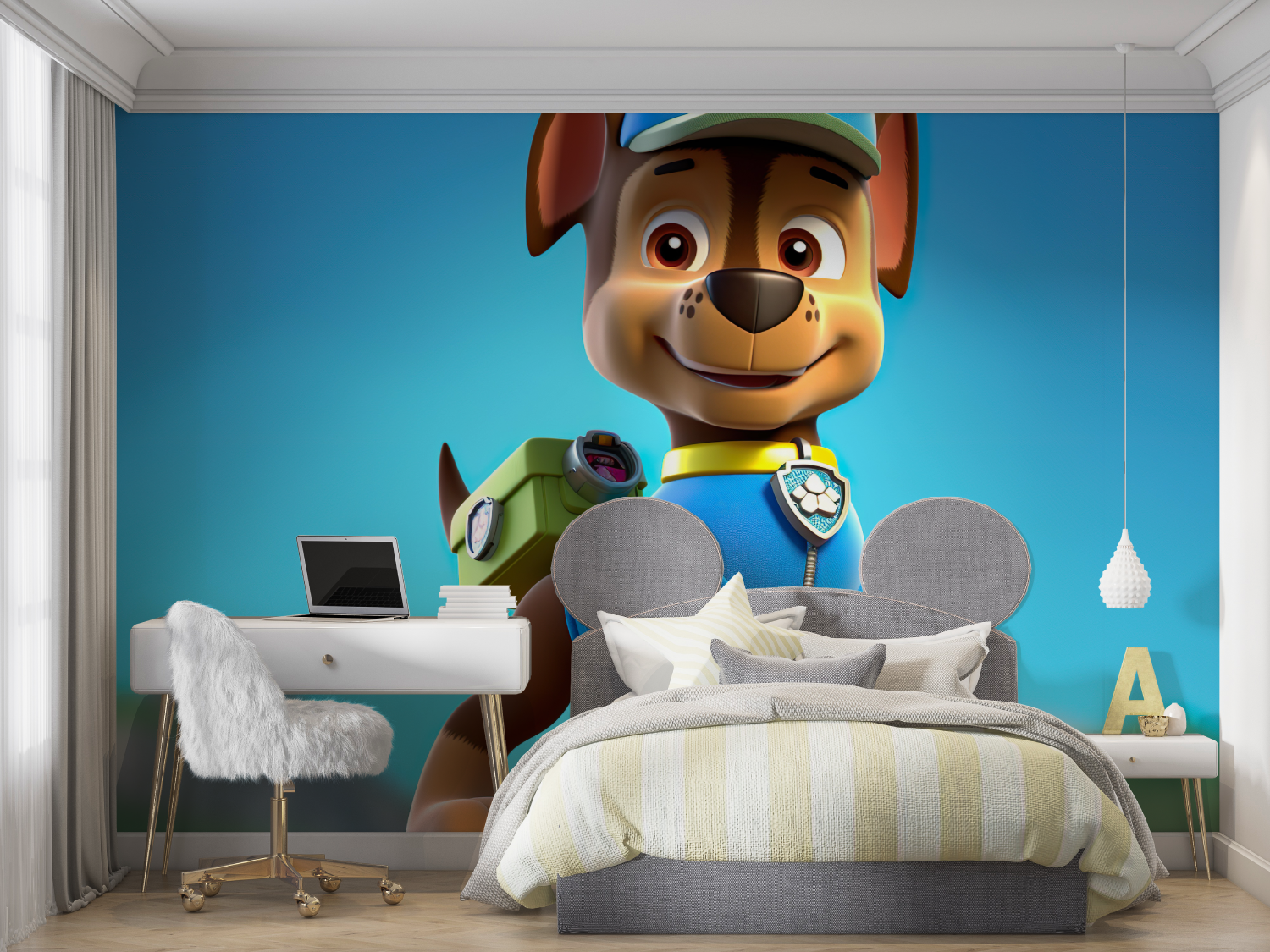 Papier peint pat patrouille pou...re mur chambre panoramique