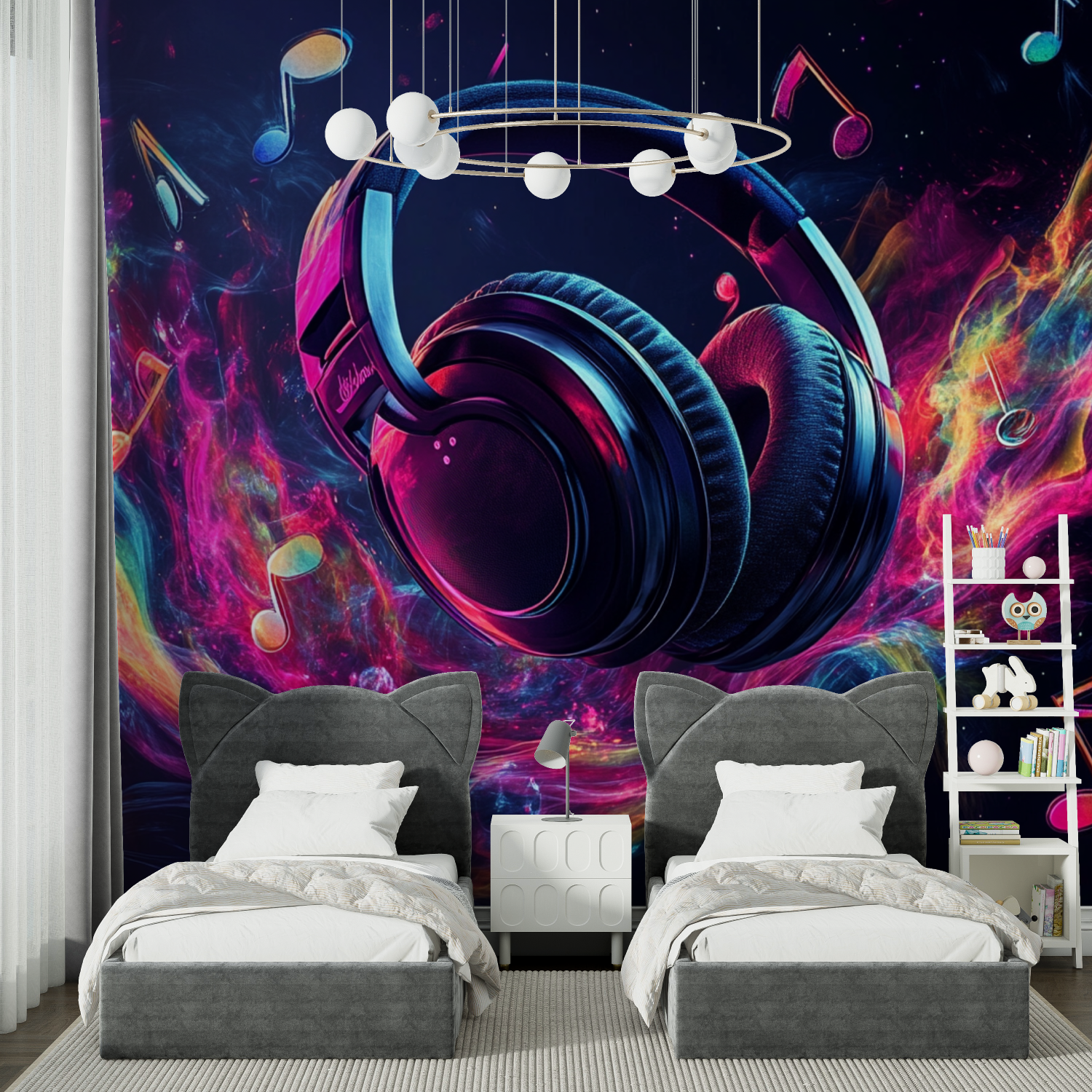 Papier peint good vibes chambre spiderman