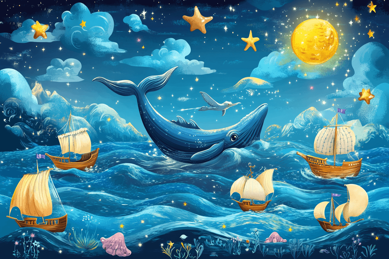 Papier Peint Marin Déco Chambre Océan Onirique