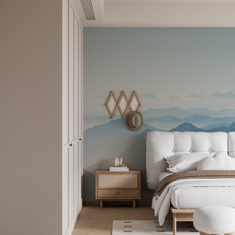 Papier peint aquarelle tendance mural