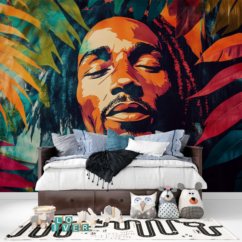 Papier peint tapisserie bob marley tapisserie pour ado