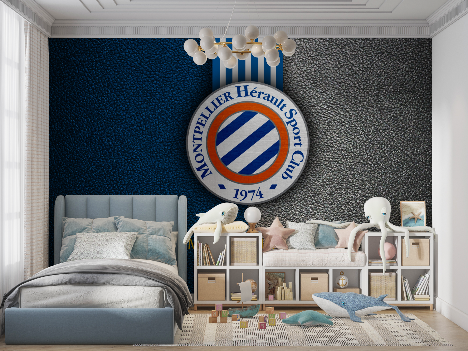 Papier peint chambre ado deco c...pellier panoramique garcon