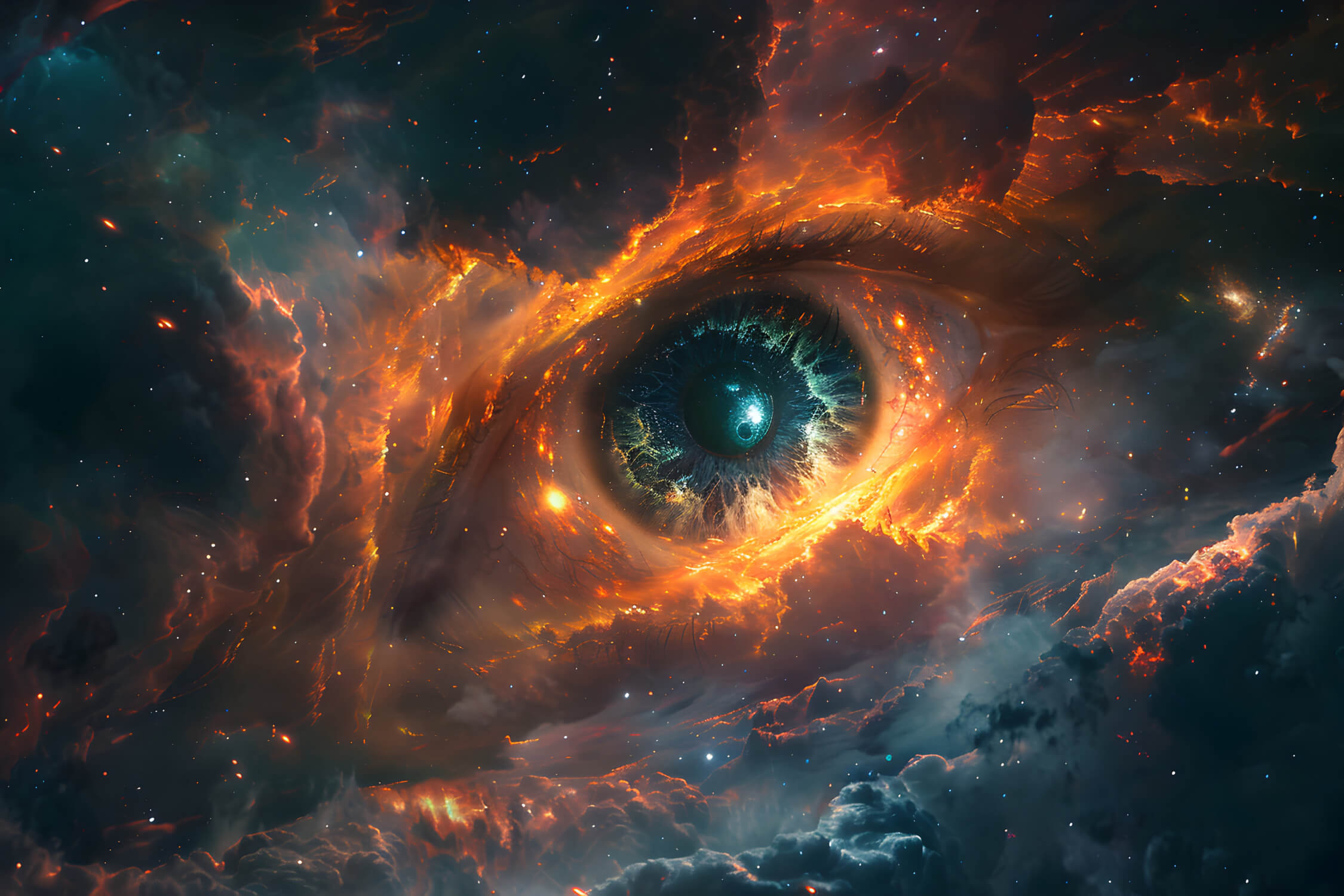 Papier Peint Trompe L'Oeil Espace