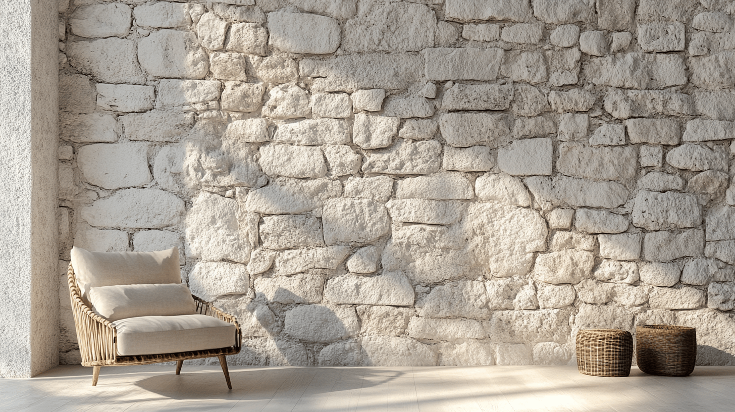 Papier Peint Pierre Trompe L-Oeil