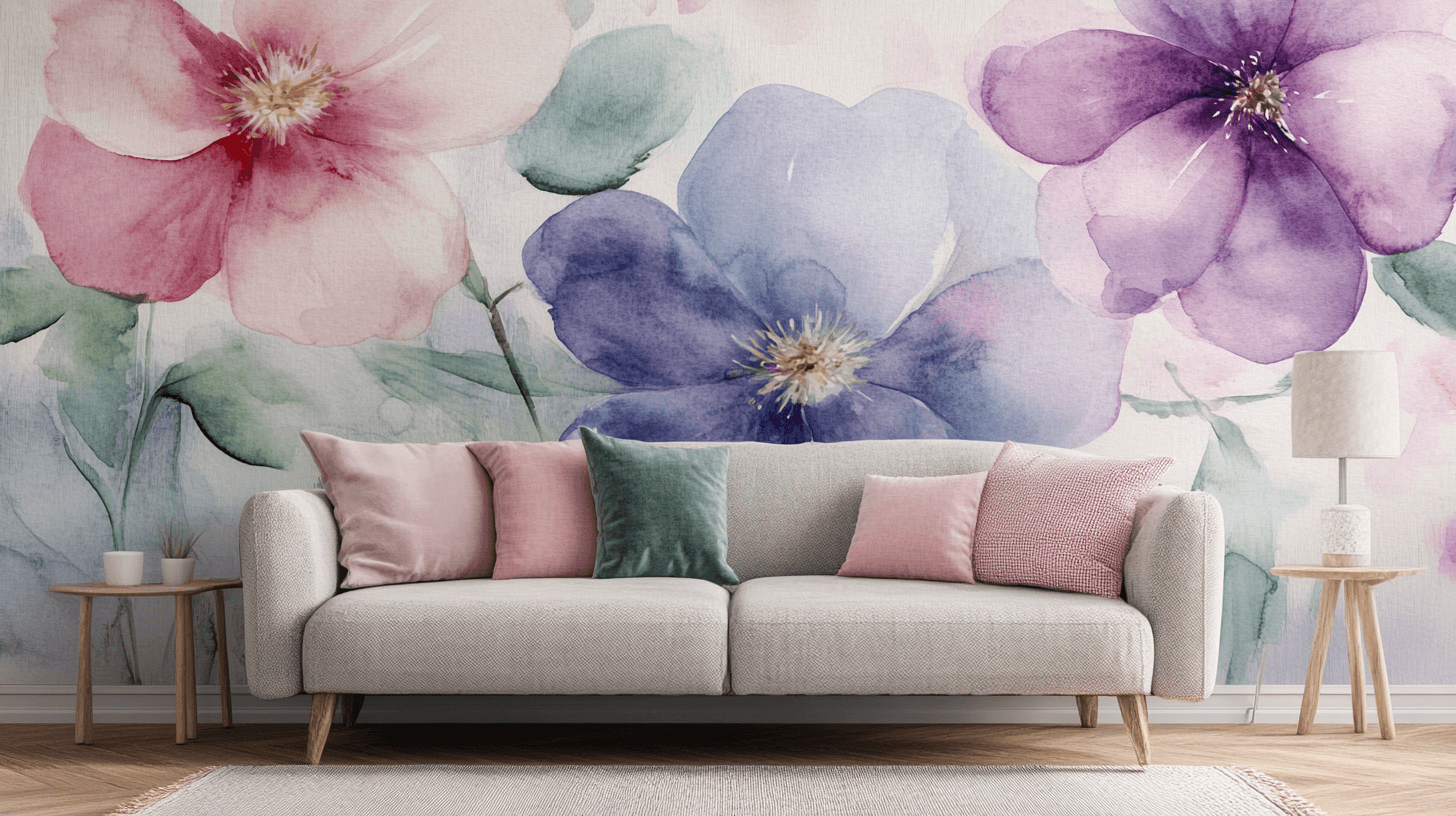 Papier Peint Fleur Géante