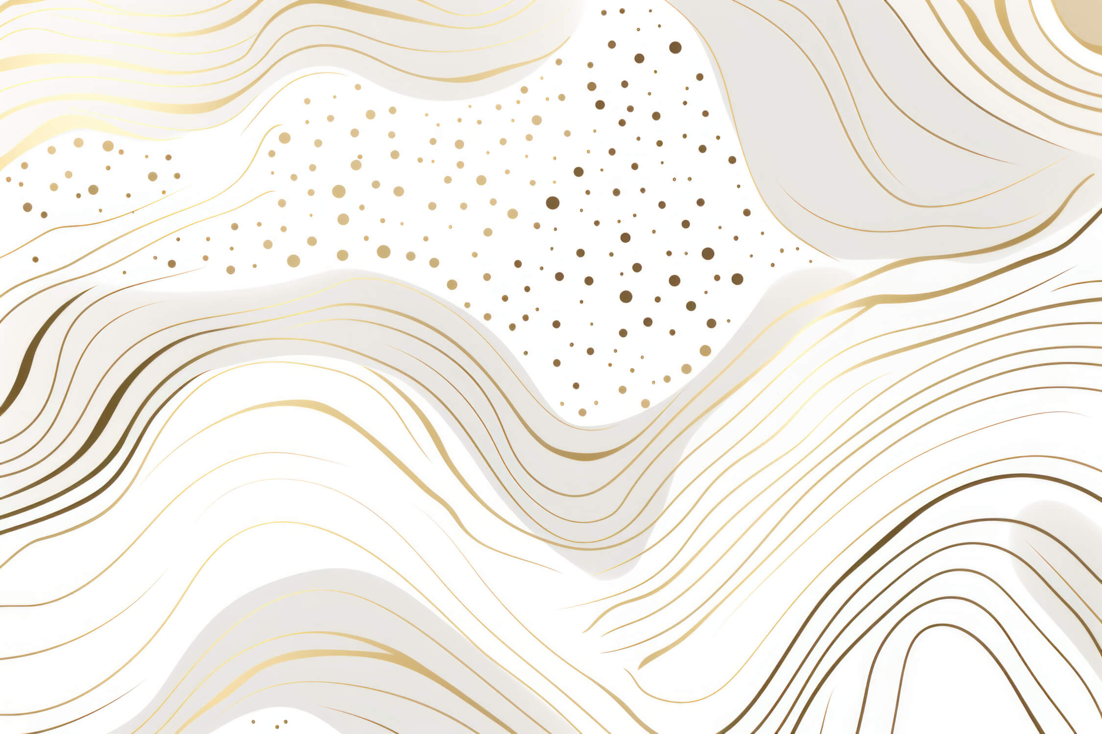 Papier Peint Graphique Blanc Et Or