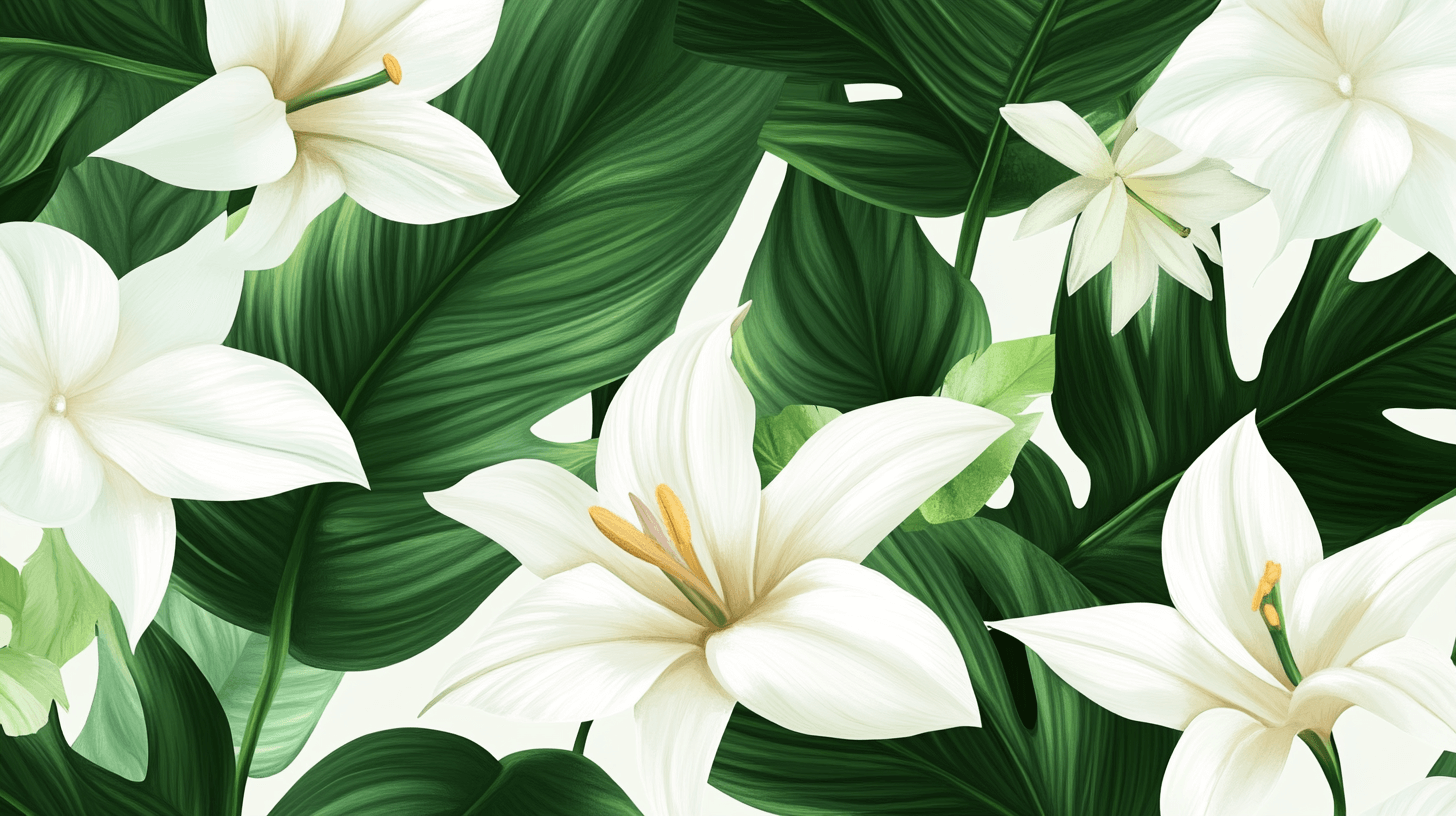 Papier Peint Fleur Du Pape