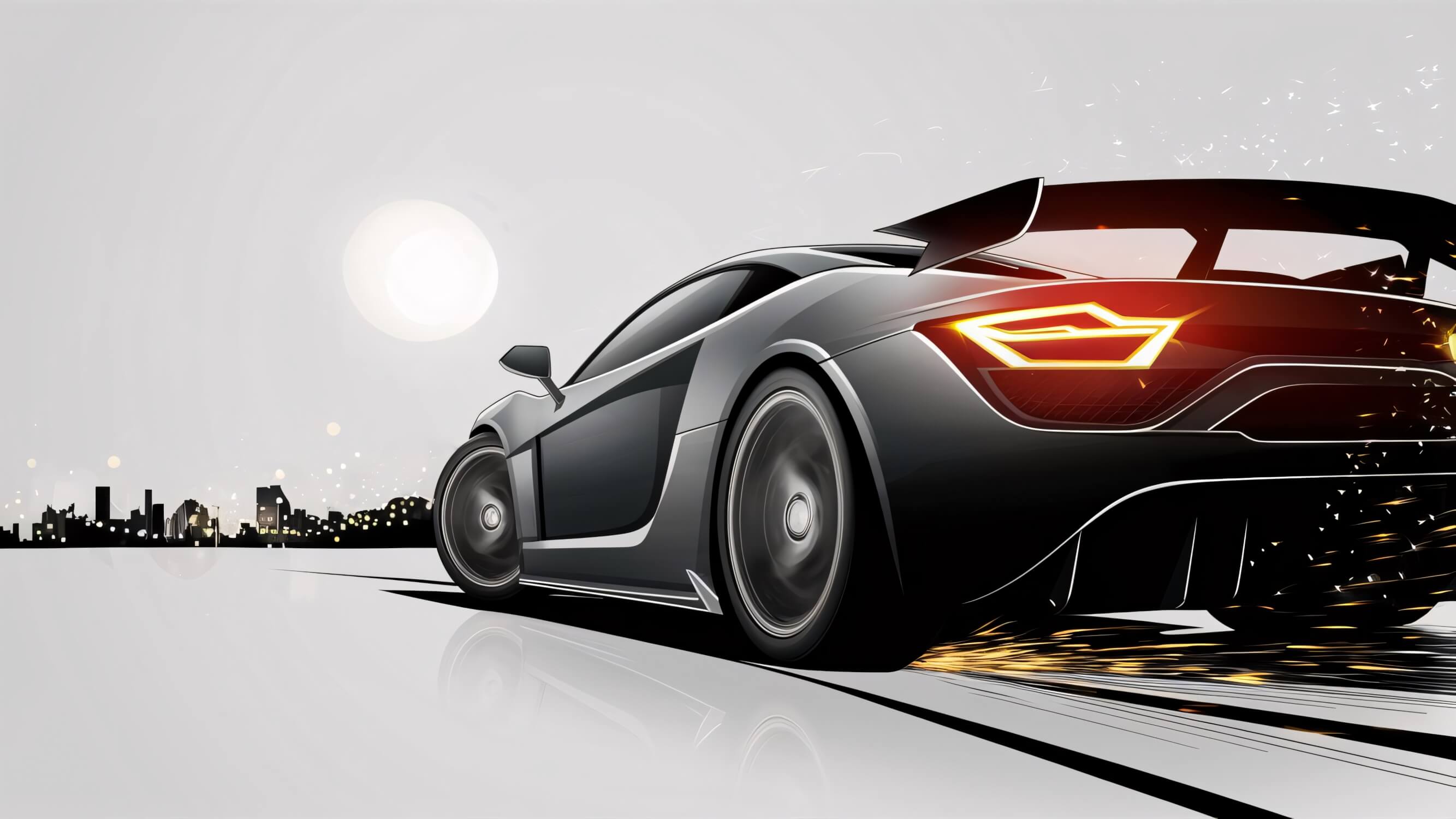 Papier Peint Panoramique Voiture