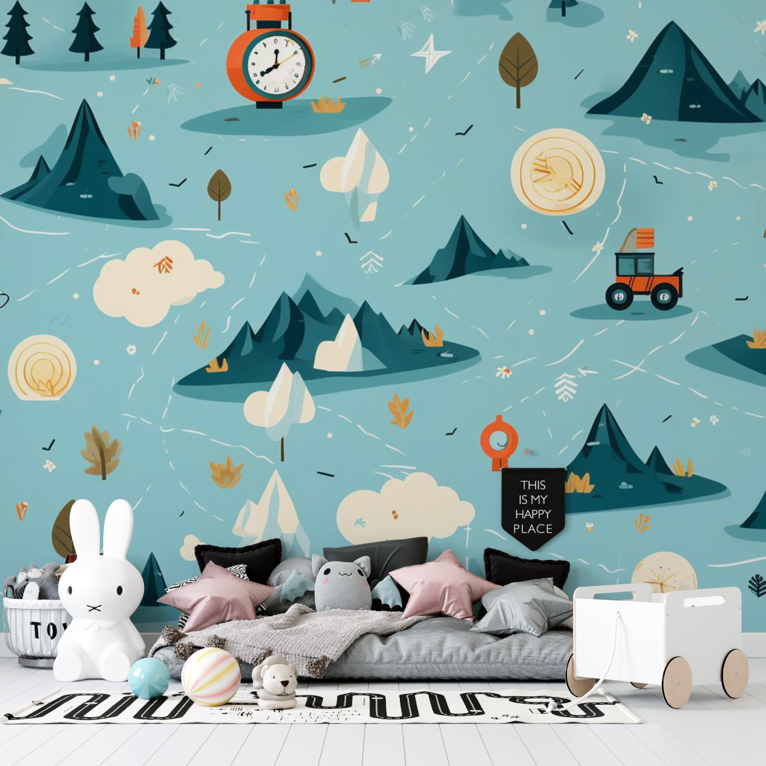 Papier Peint Ado Thème Aventure - chambre petit