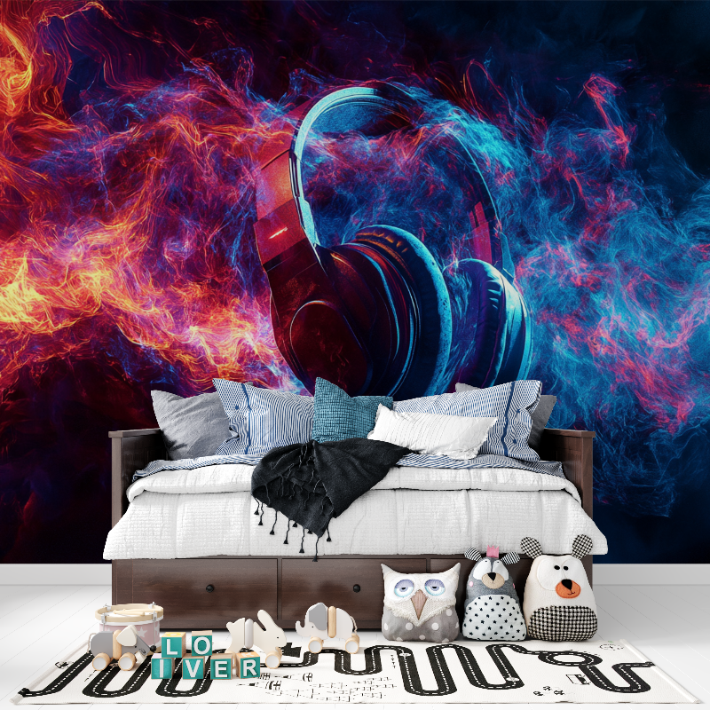 Papier peint energie tapisserie pour ado