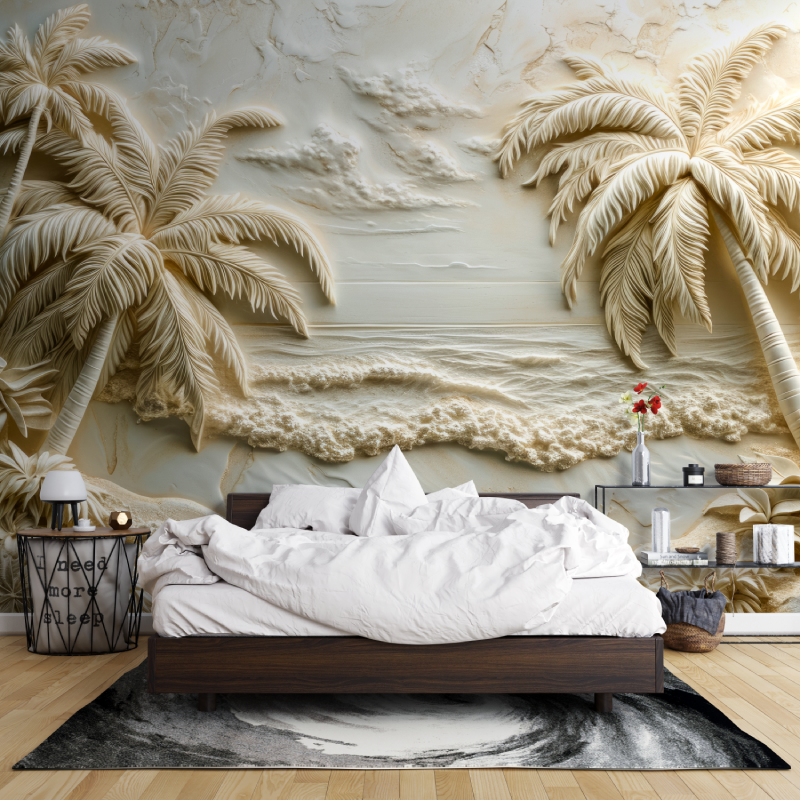 Papier peint scandinave cocooning leroy merlin mur