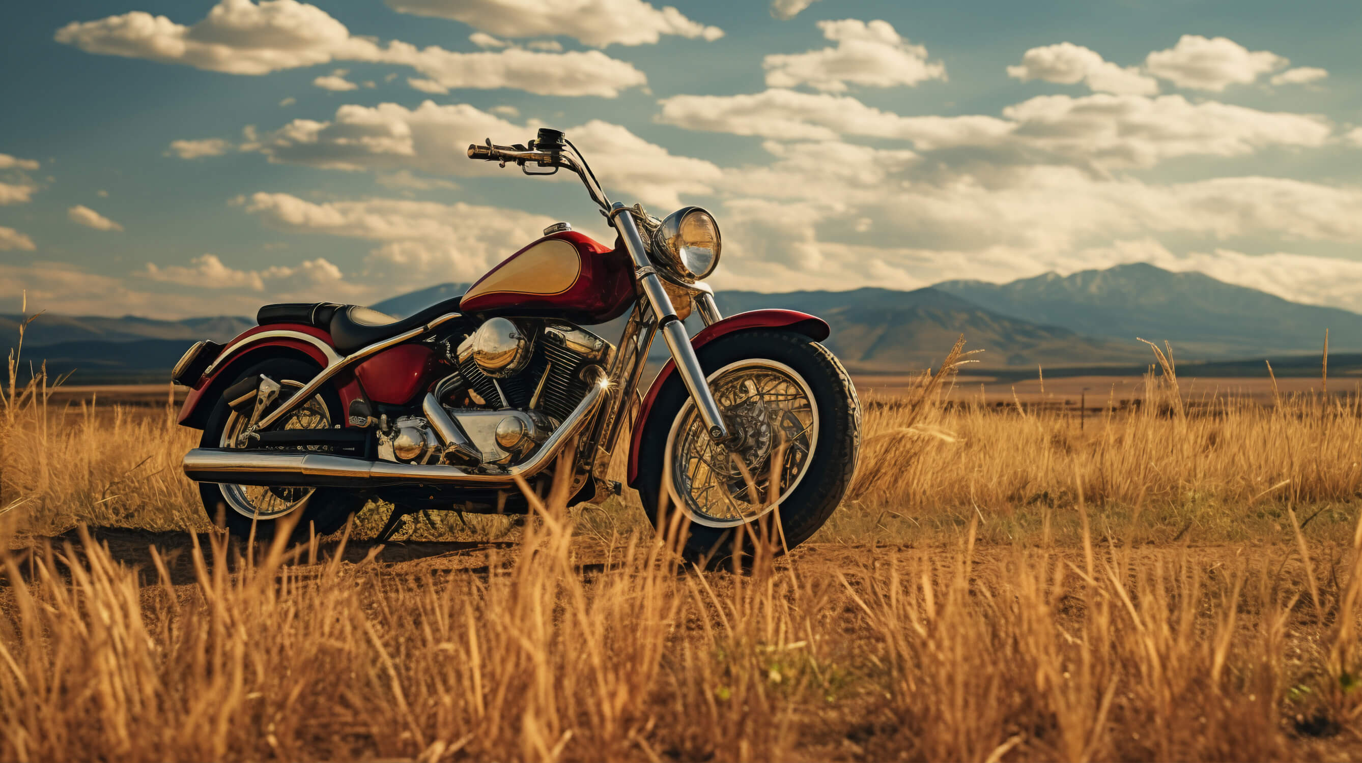 Papier Peint Panoramique Moto Ancienne