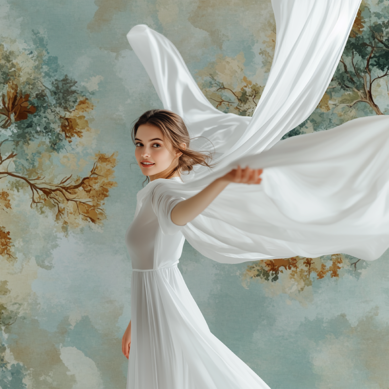 Papier peint arbre entier modele