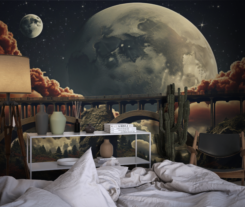 Papier peint espace chambre chambre dado1