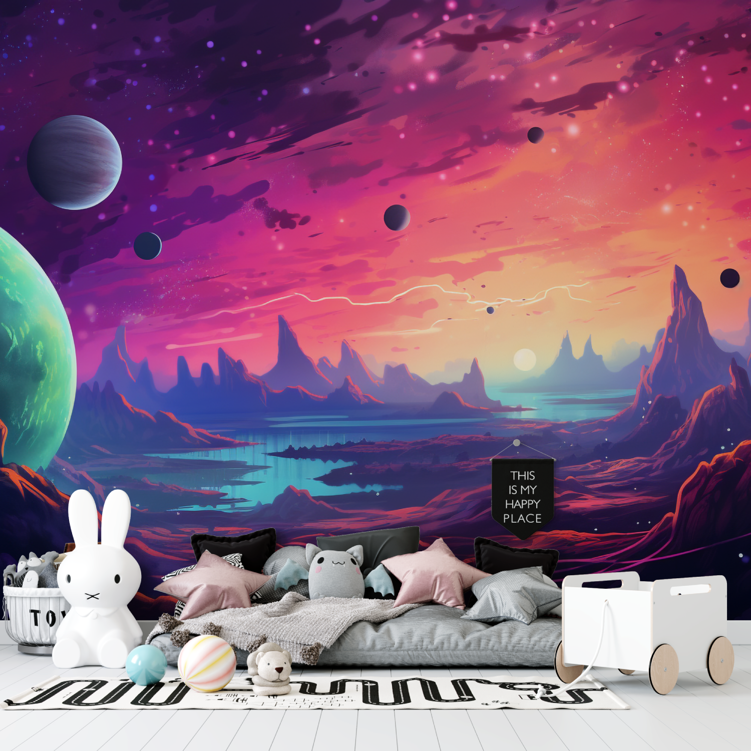 Papier peint xxl espace ados tapisserie garcon