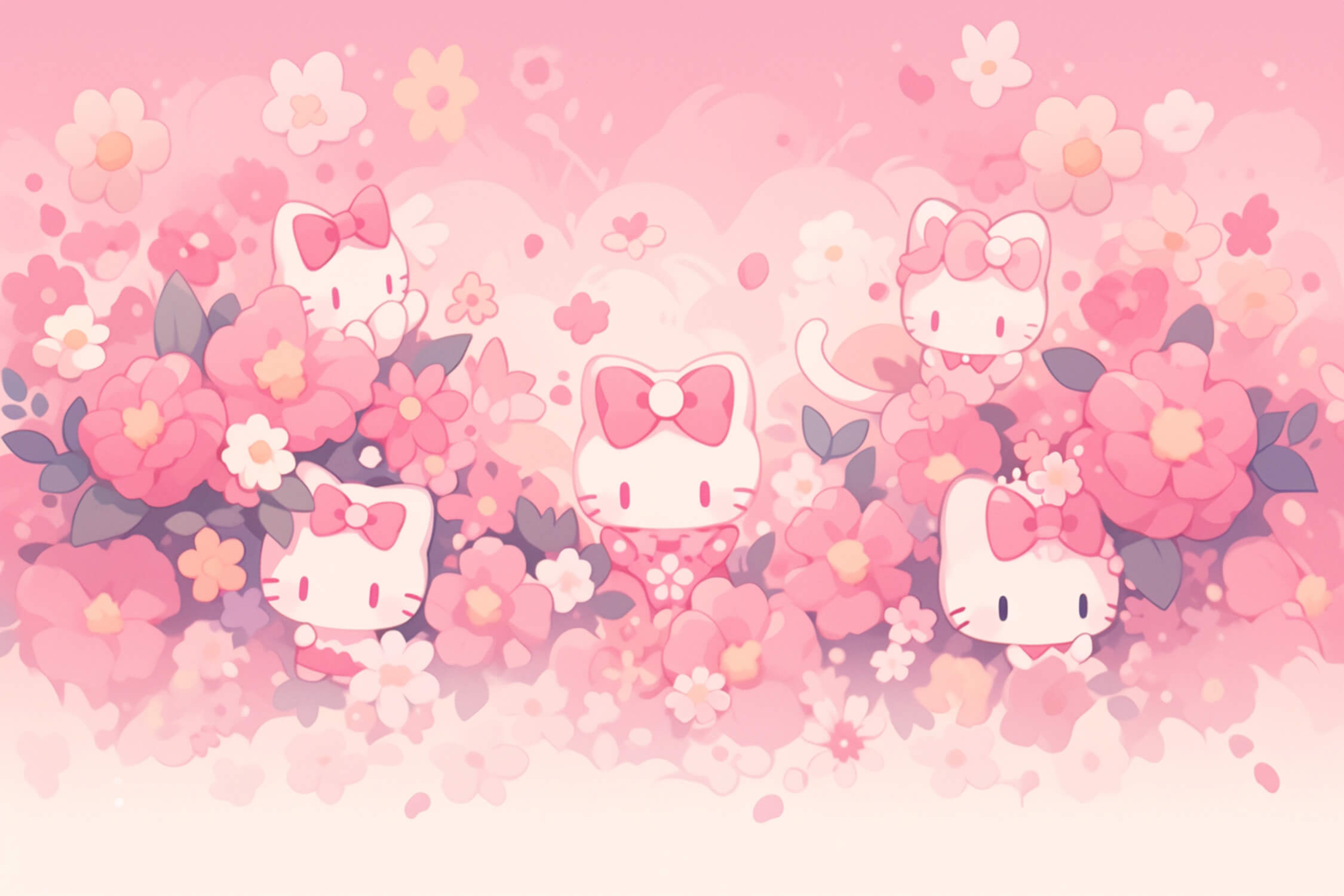 Papier Peint Hello Kitty Fille