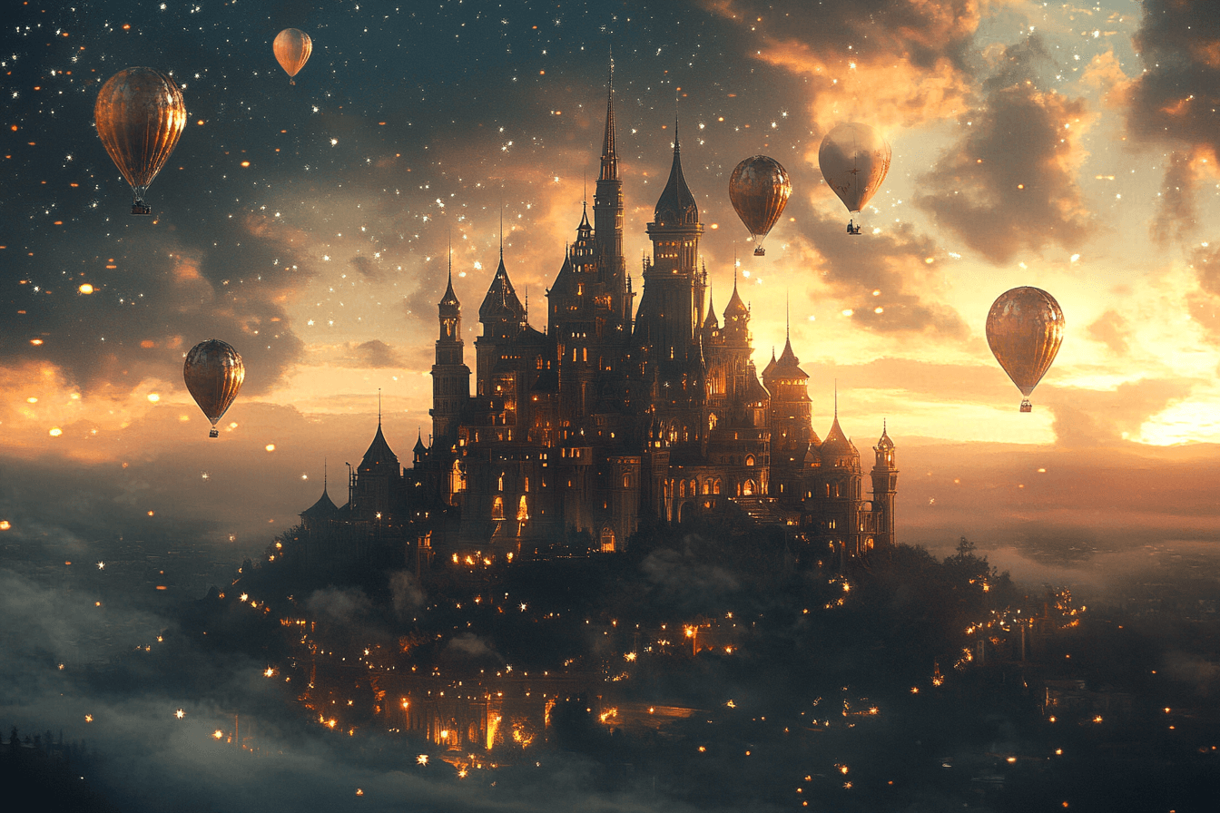 Papier Peint Princesse Giga Château