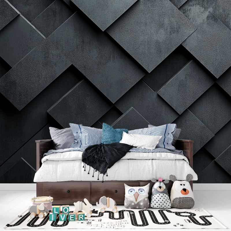 Papier peint gamer panneaux 3d tapisserie pour ado