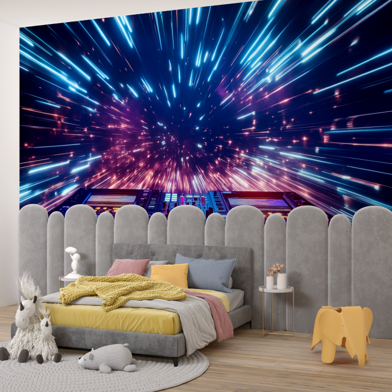 Papier peint techno dj garcon345