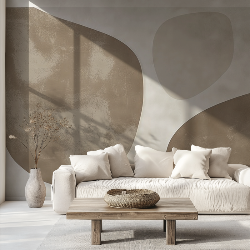 Papier peint panoramique abstrait tendances canape tendance