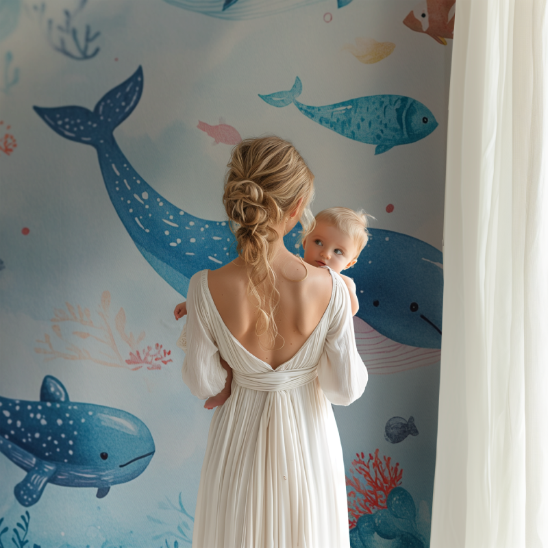 Papier peint marin enfant bb123