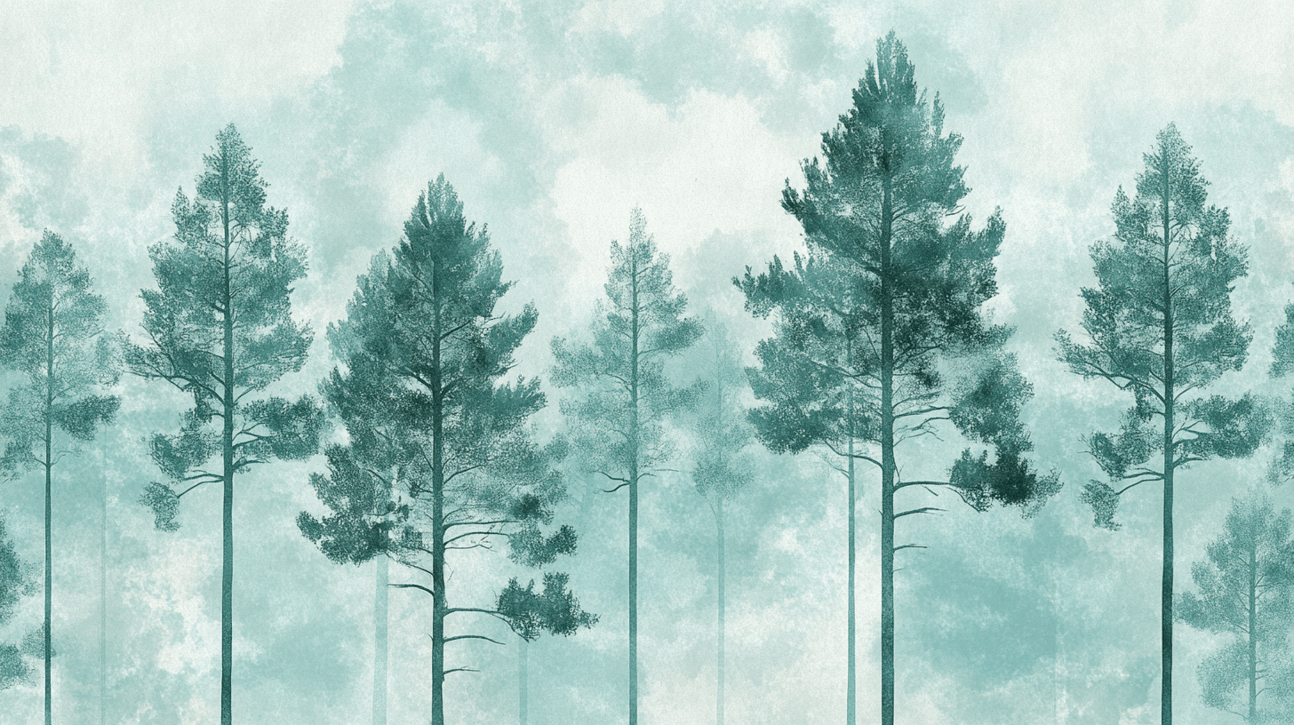 Papier Peint Arbre Pin