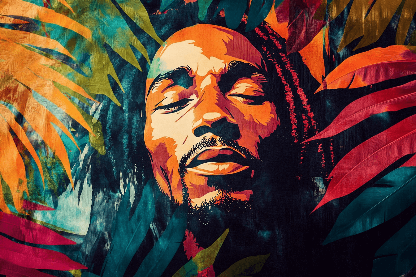 Papier Peint Tapisserie Bob Marley